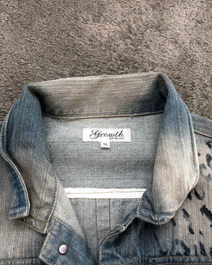 GROWTH "BLEACH STORM" DENIM JACKET