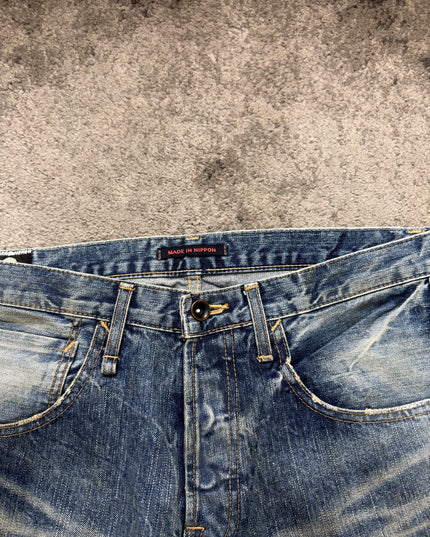 BLUE WAY "DUST & DAMAGE THEORY" DENIM