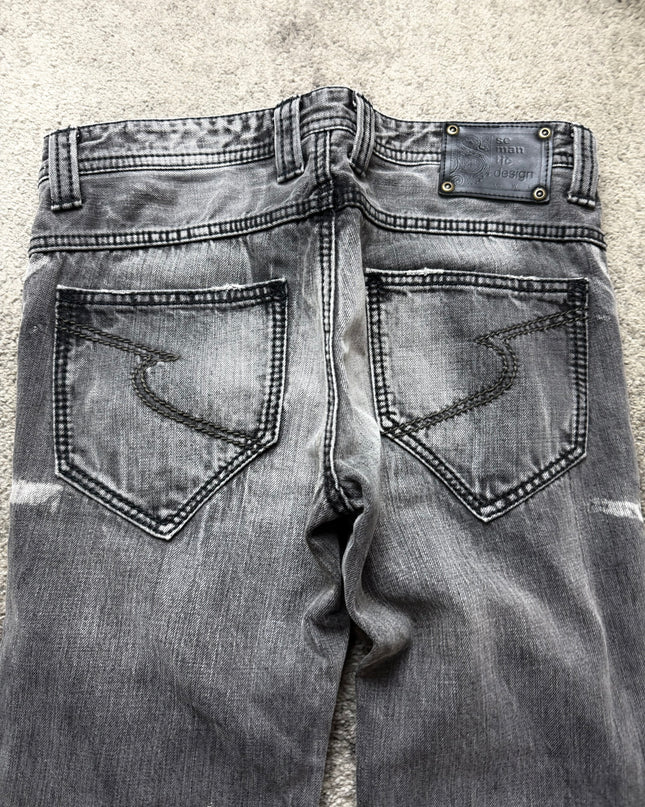 SEMANTIC DESIGN "ASH SCAR" DENIM