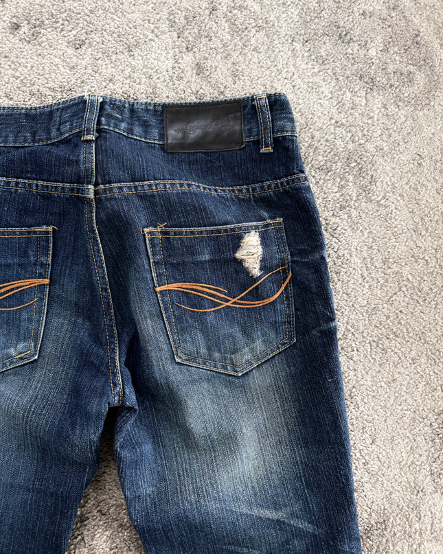 CAVARIA "DISTRESSED FADE" DENIM (M)