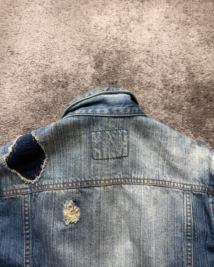 JACKROSE "BROKEN FADE" DENIM JACKET