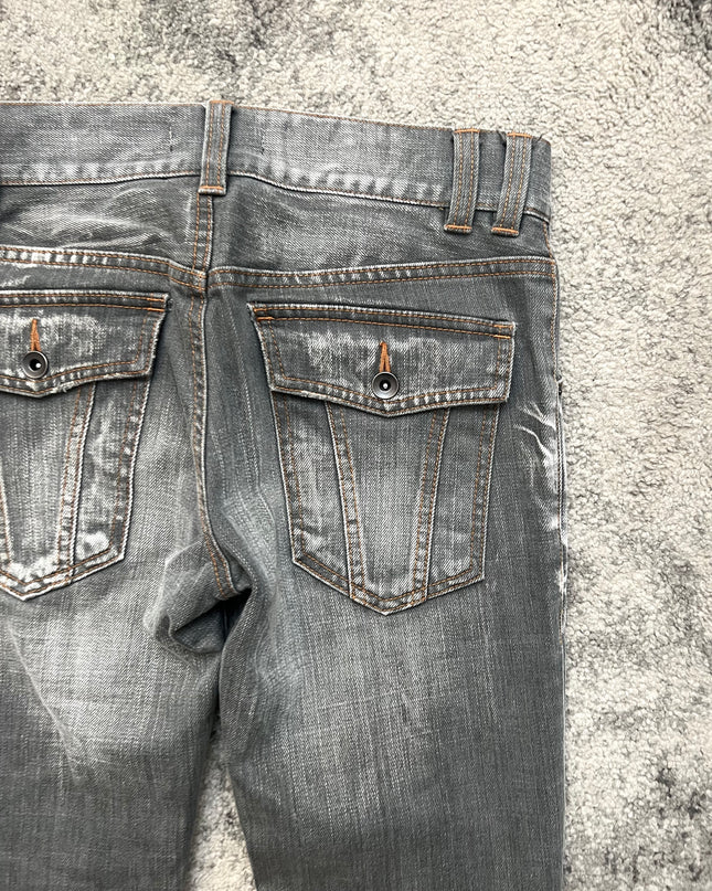 MICHEL KLEIN "GHOST STATIC" DENIM