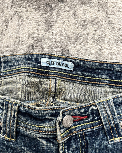 CLEF DE SOL "SPINE LINE RITUAL" DENIM