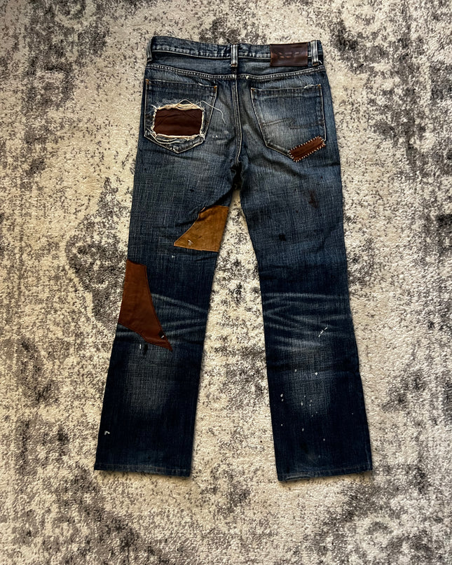 BONDS AND PEACE PATCH DENIM