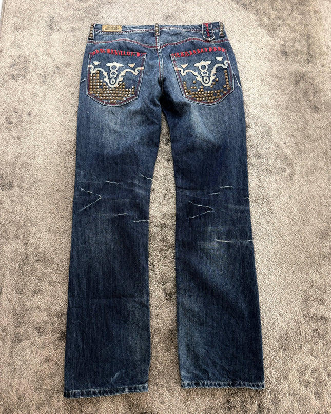 ANTIK "RED STITCH REBELLION" DENIM