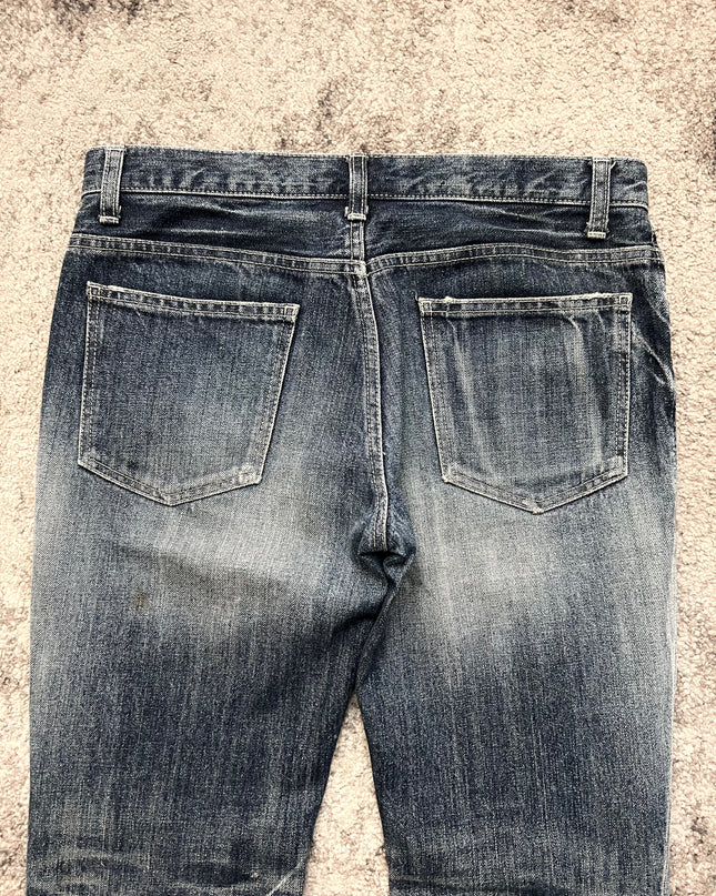 LOUNGE LIZARD "GHOST FADE" DENIM