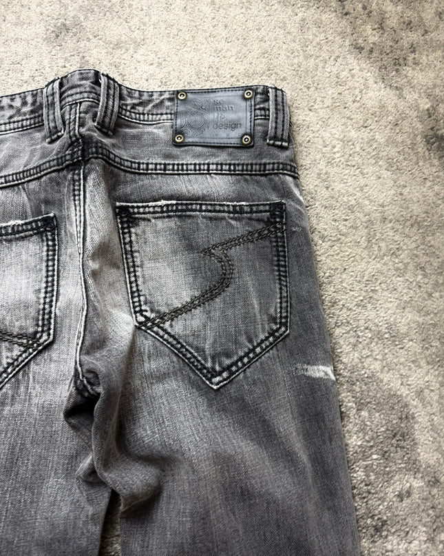 SEMANTIC DESIGN "ASH SCAR" DENIM