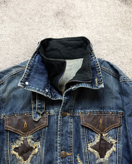 HEISEI "RECONSTRUCTED" DENIM JACKET (M)