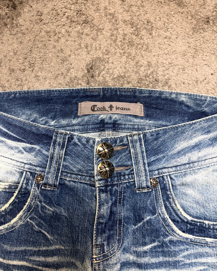 COOK JEANS “STATIC WHISKER“ DENIM