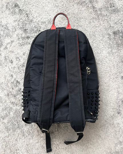 DIAVEL "CRIMSON SPIKES BLACK" BACKPACK