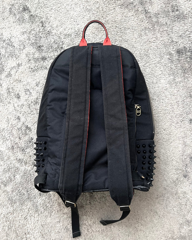DIAVEL "CRIMSON SPIKES BLACK" BACKPACK