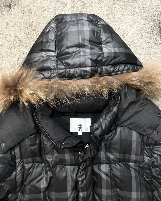 TAKEO KIKUCHI "SHADOW PLAID SENTINEL" DENIM