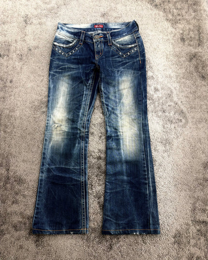 MARAXIA "FLARED INDIGO" DENIM (S)