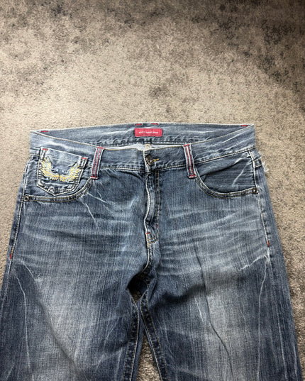 ANTI-LABEL "SHADOW WHISKER" DENIM