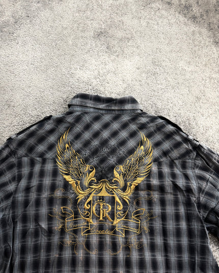 GROWTH "MIDNIGHT FADE" FLANNEL (S-M)