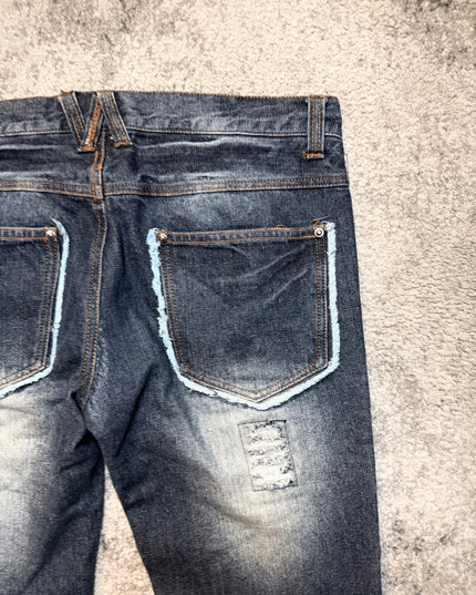LOWBOX "DESTROYED GHOSTLINE" DENIM