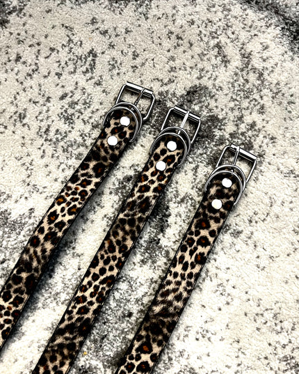 LEOPARD FUR BELT