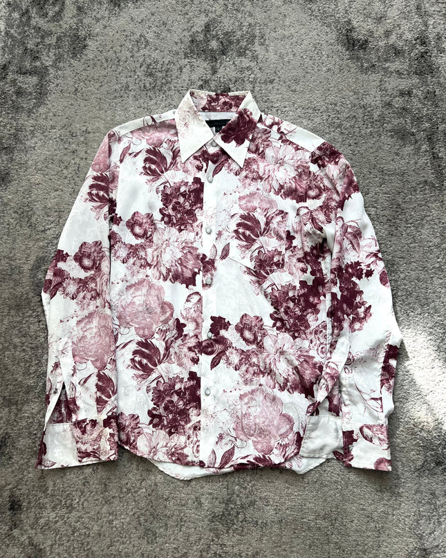 KEY BURGUNDY ROSE SHIRT