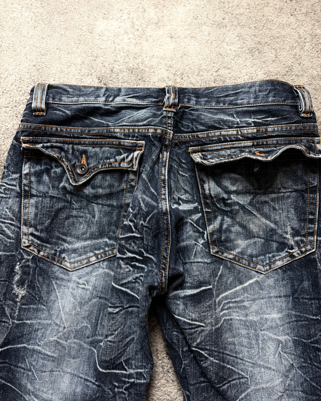 NYLAUS "CRUSHED SILENCE" DENIM