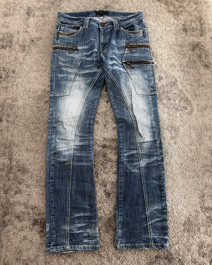 INTHEATTIC "MULTI ZIP" DENIM