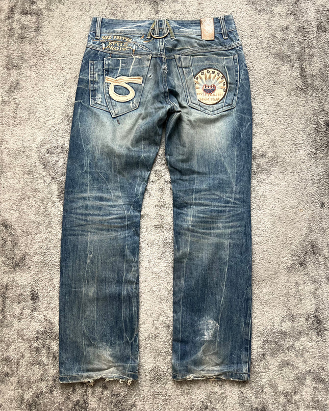 RED PEPPER "REBEL SCRIPT" DENIM