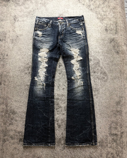 MARAXIA "SHREDDED NIGHT" DENIM (S-M)