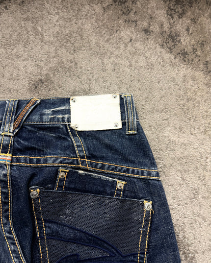 RED PEPPER "NEON RIOT INDIGO" DENIM