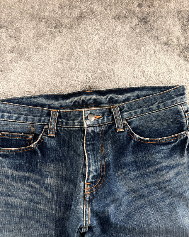 KRM "FRACTURE ZIP" DENIM