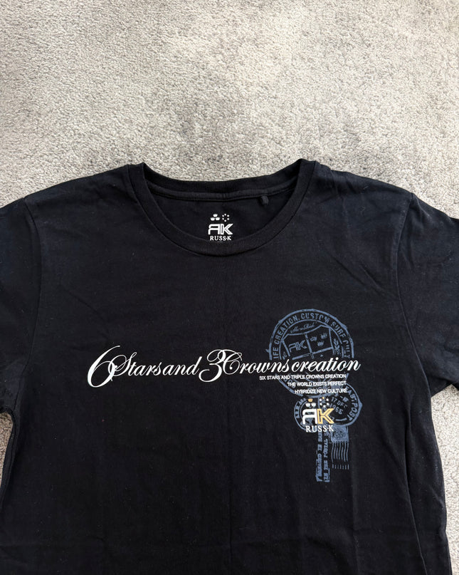 RUSS K "SCRIPT LOGO" TEE (M)