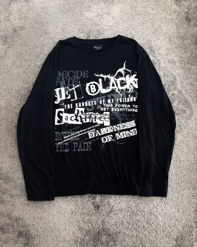 OBLO "BLACK NOISE MANIFESTO" LONGSLEEVE (S)