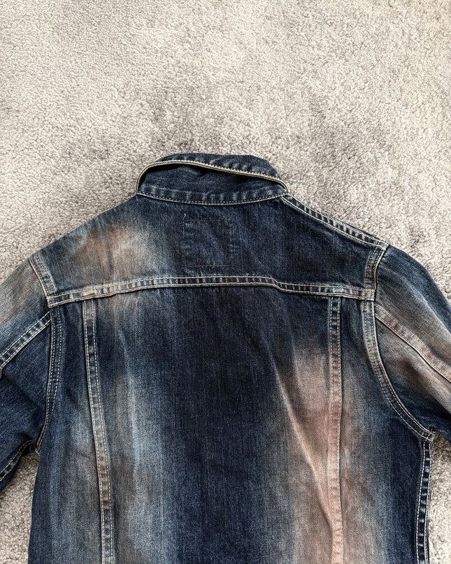 MURDER LICENSE "BURN FADE RIDER" DENIM JACKET