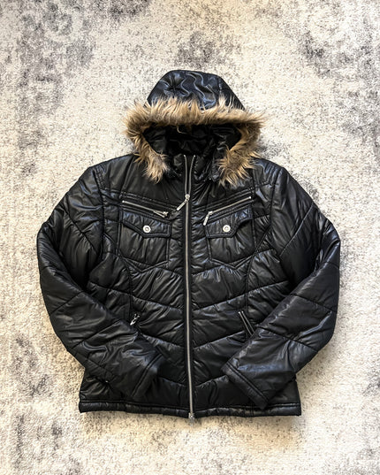ASM FUR PUFFER BLACK
