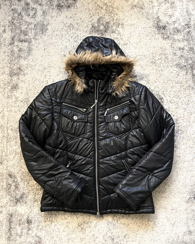 ASM FUR PUFFER BLACK