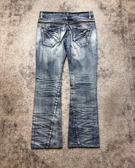 MICHEL KLEIN "FRAGMENTED MEMORY" DENIM