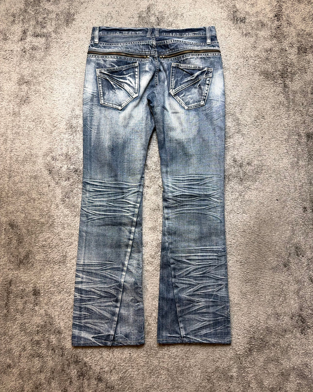 MICHEL KLEIN "FRAGMENTED MEMORY" DENIM