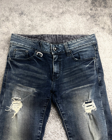WILD PARTY "DESTROYED INDIGO" DENM (S-M)