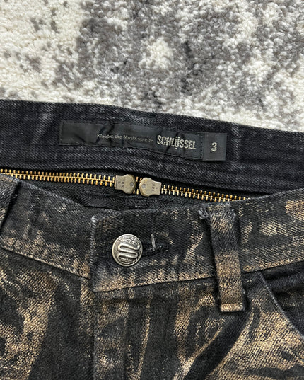 KEY GOLD WAX DENIM