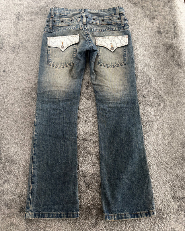 K.U.I "GROMMET SCAR" DENIM (M)