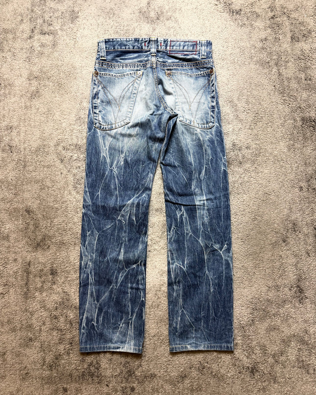 BLUE WAY "AFTERIMAGE FADE" DENIM