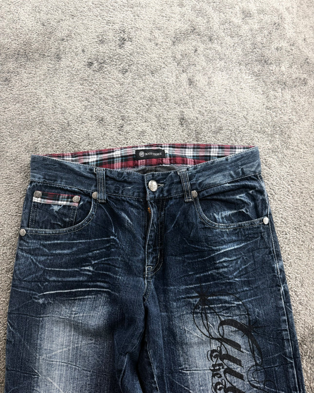 ROOT THREE "SCRIPT FADE" DENIM (S)