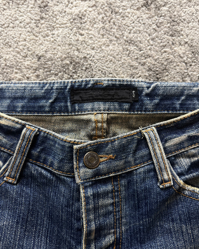 FUGA "BURNT DAMAGE" DENIM (S-M)