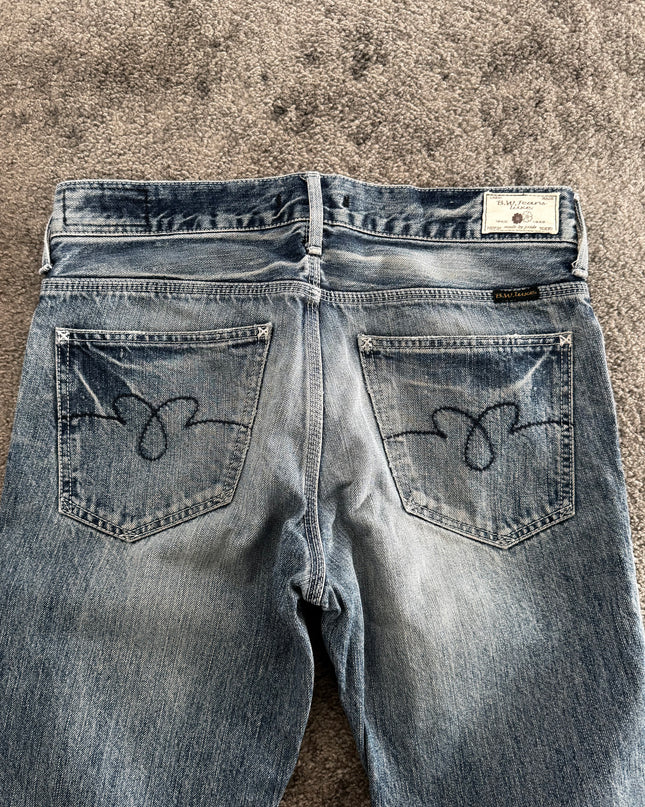 BLUE WAY "ICE FADE" SLIM DENIM (S-M)