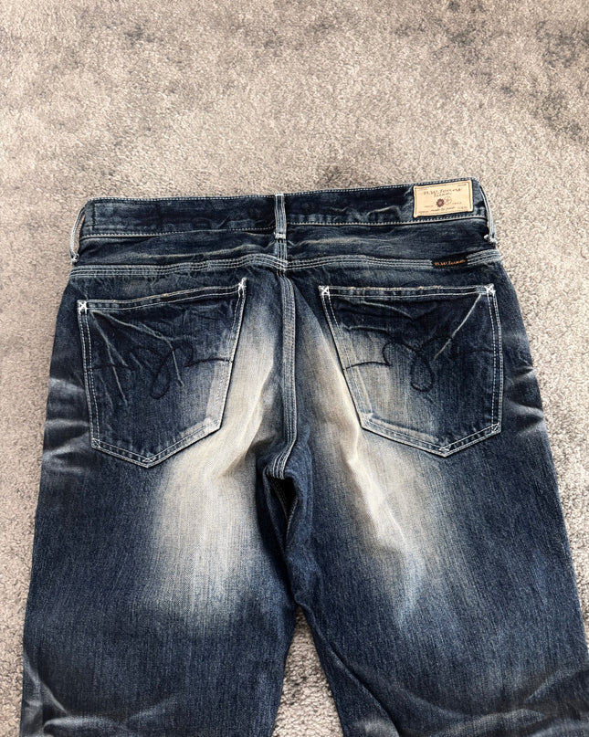 BLUE WAY "SHADOW FADE" DENIM