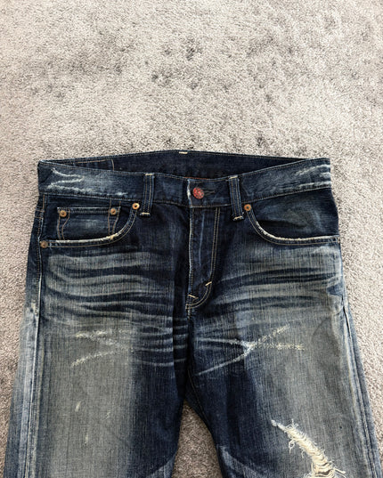 BLUETRIP "CRASH WHISKER FADE" DENIM (L)