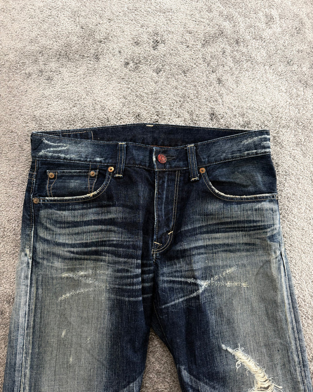BLUETRIP "CRASH WHISKER FADE" DENIM (L)