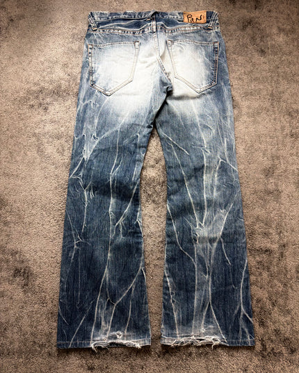 BLUE WAY "FADED VOLTAGE" DENIM