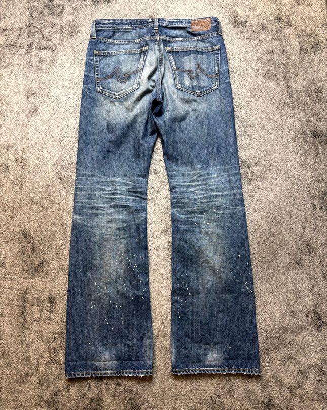 ADRIANO GOLDSCHMIED "PAINT-STAINED" DENIM