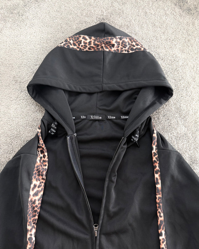 XFRM "LEOPARD LINE" ZIP HOODIE (M)