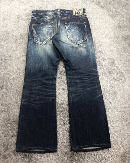 BLUE WAY "MIDNIGHT FADE" DENIM (S-M)