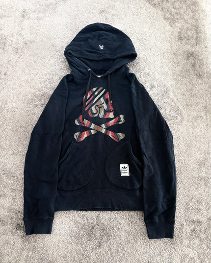 NEIGHBOURHOOD X ADIDAS "SKULL STRIKE" HOODIE (M)